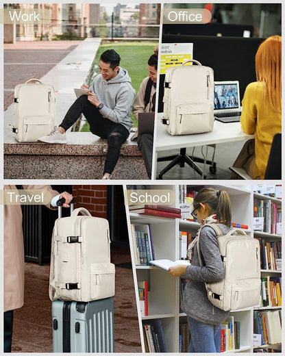 Large Travel Backpack 40L with Laptop Sleeve and Dedicated Shoe Section for Weekend Trips, Hiking & Daily Use