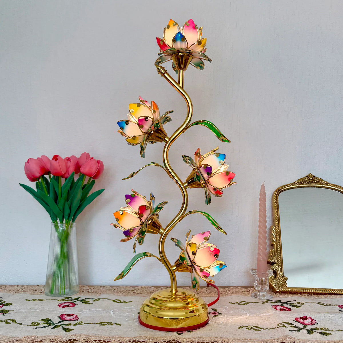 The Aurelian Lotus Lamp