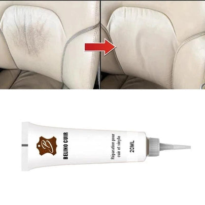 Vinyl & Genuine Hide Patch Compound – Quick-Dry Applicator for Seats, Couches, Jackets & Car Interiors – Works on All Upholstery Types – 7