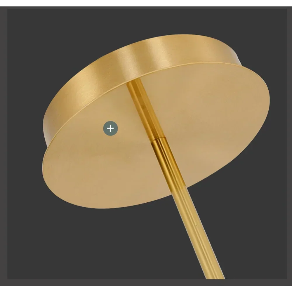 Architectural Surface Mount LED Ceiling Fixture Curved Copper Bar Design for Dining Tables Kitchen Islands Gold Black Silver 24-138 Inches