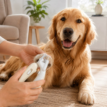 Ortekor Pet Nail Clippers for At-Home Grooming – LED Guard & Mini Styles for Cleaner, Easier Dog & Cat Nail Trims