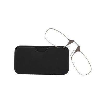 Clip-On Nose Reading Glasses for Men & Women – Compact Frameless Reader Specs with Flexible Bridge, Wallet-Friendly Magnifying Eyewear for