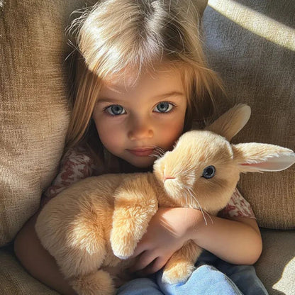 Animated Plush Bunny Toy with Hopping Motion and Floppy Ears for Kids Nursery Bedroom Decor Cuddly Companion Gift