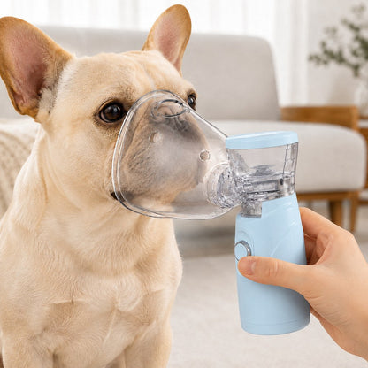 Ortekor Portable Pet Mist Care Kit for Dogs & Cats - Rechargeable Handheld Device with Two Masks