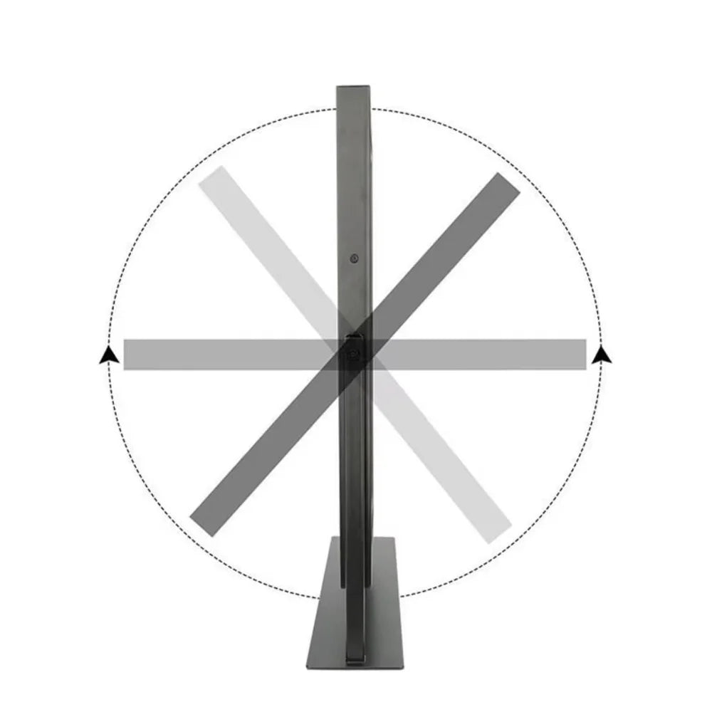 Touch-Controlled Tabletop Makeup Mirror with Three Light Modes and Detachable 15x Magnification for Precise Beauty Application