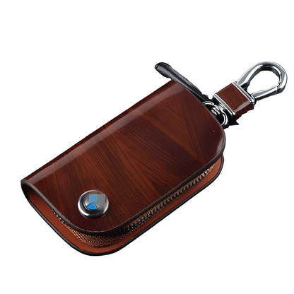 Signal Blocking Car Key Pouch with Dual-Chamber RFID Protection | Keyless Entry Anti-Theft Faraday Bag | Compact 5.5×4 in Shielded Holder