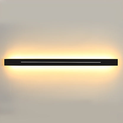 Linear LED Accent Strip Light 47 Inch Black Iron Acrylic Fixture Hardwired Adjustable Color Temperature for Bedroom Hallway Mirror Vanity Mo