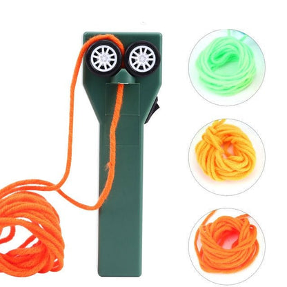 Handheld String Spinner Toy Fidget Gadget Loop Launcher Rechargeable Physics Game for Kids Adults Desktop Party