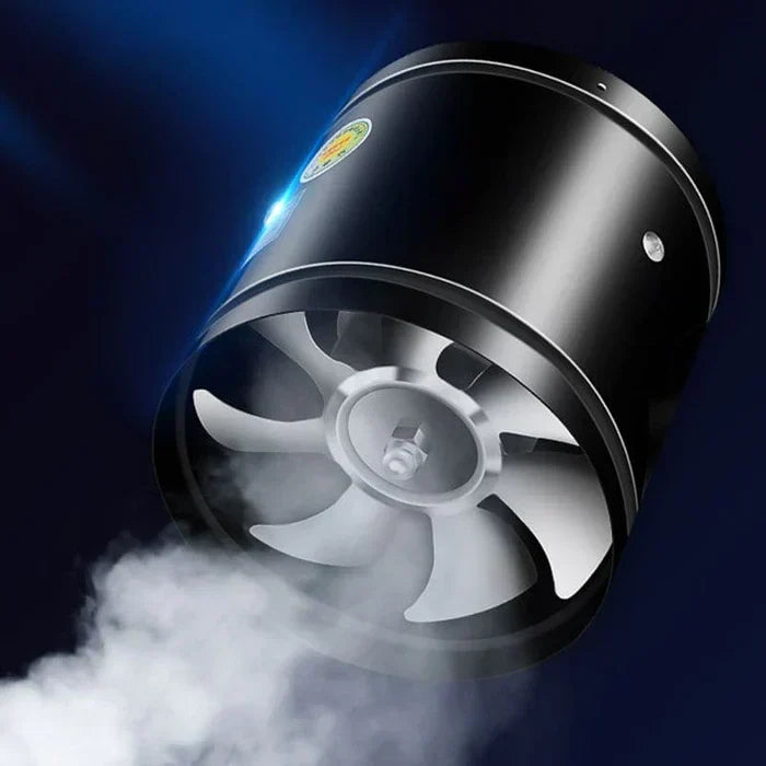 Wall-Mount Exhaust Fan for Kitchen Bathroom Ventilation 20W-50W Quiet Motor Black White 2800 RPM 7-Blade Home Office Commercial