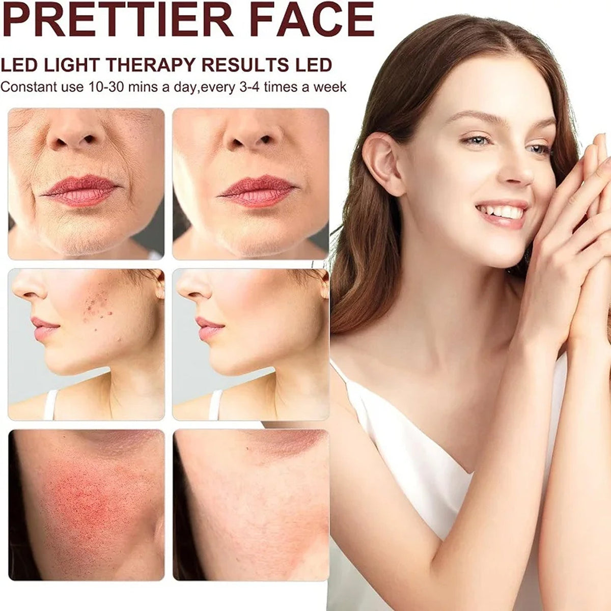 Infrared Therapy Floor Lamp with Dual Wavelength Technology for Pain Relief & Skin Rejuvenation