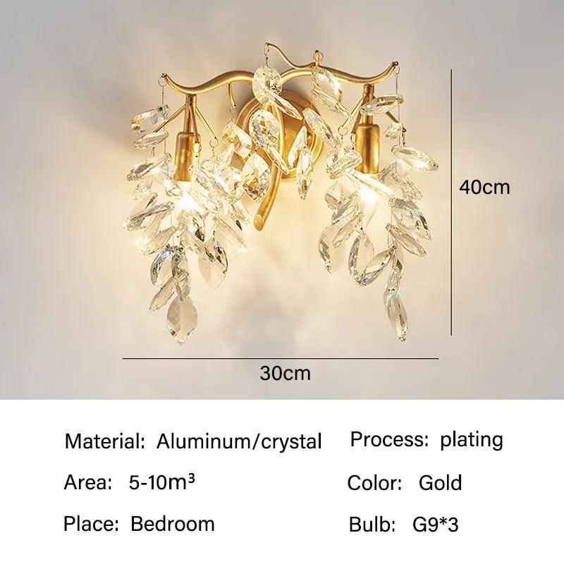 Rectangular Crystal Chandelier with G9 LED Bulbs for Dining Room & Living Room Gold or Silver Finish Modern Overhead Fixture