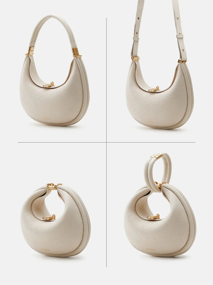 Ortekor Luna | Handbag Tote Bag in Premium Full-Grain Leather with Four-Way Carry Options | Timeless Elegance for Effortless Style