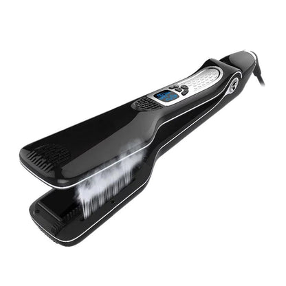 Ceramic Steam Hair Iron with Digital Display & Moisture Control for Silky Results
