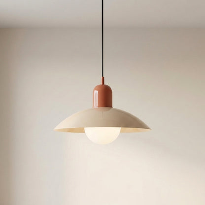 Round Iron Pendant Light with Adjustable 59 in Cable for Kitchen Island, Dining Table & Living Room | Scandinavian Modern Design in 20