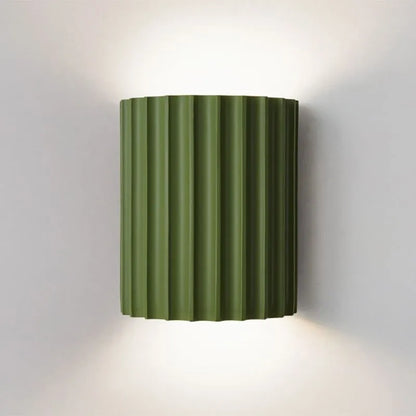 Round LED Wall Sconce Light for Bedroom, Living Room & Hallway – Modern Minimalist Accent Lighting Fixture in 4 Colors