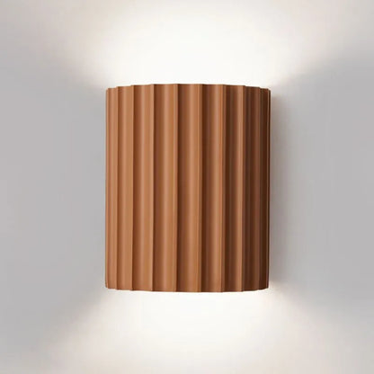 Round LED Wall Sconce Light for Bedroom, Living Room & Hallway – Modern Minimalist Accent Lighting Fixture in 4 Colors