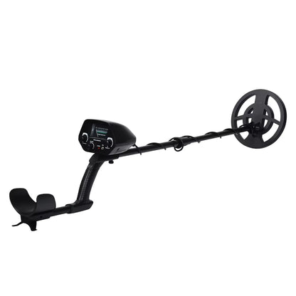 Handheld Treasure Finder with Waterproof Coil & Adjustable Shaft for Gold Silver Coins Jewelry Beach Hunting