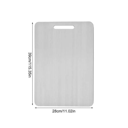 SteelPrep Board – Stainless Steel Cutting Board – Hygienic Kitchen Essential