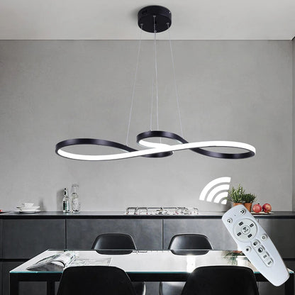 Adjustable Ring Ceiling Light with Remote Dimmable LED 37 in Gold for Dining Room Kitchen Island Modern Hanging Fixture 3-Color Temperature