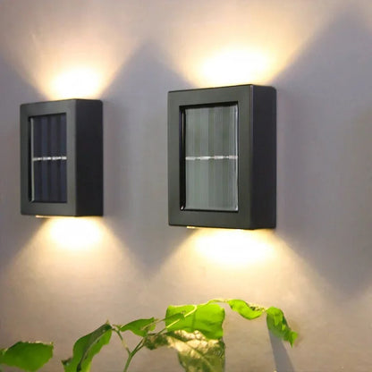 Cordless Solar-Powered LED Garden Light with Dusk Sensor – Weatherproof Outdoor Wall Fixture for Patio, Fence, Pathway & Yard