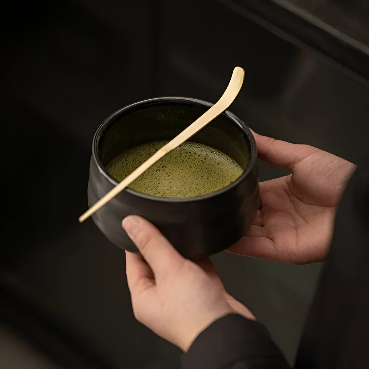 Miyako Matcha Tea Set - Bamboo and Ceramic, 4-Piece Traditional Ceremony
