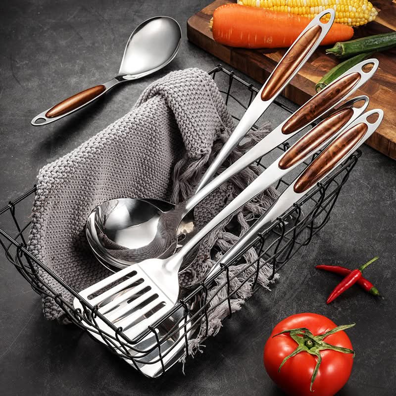 IRONSPAT – Ergonomic Stainless Steel Kitchen Utensil Set for Precision Cooking and Daily Kitchen Use