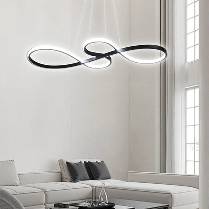 Adjustable Ring Ceiling Light with Remote Dimmable LED 37 in Gold for Dining Room Kitchen Island Modern Hanging Fixture 3-Color Temperature