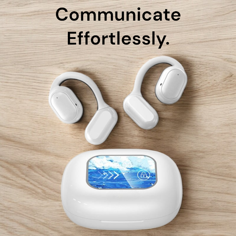 Wireless AI Translation Earbuds with Real-Time Language Conversion | Two-Way Voice Interpreter for Travel & Business | 40+ Languages | Bluet