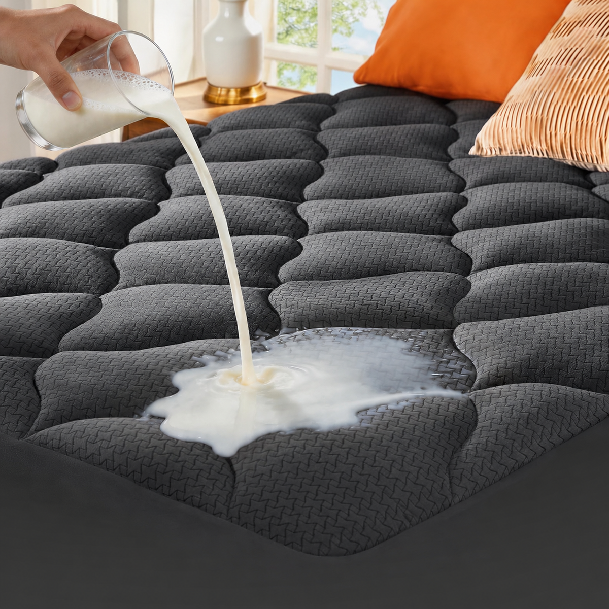 ComfortGuard | Waterproof Mattress Protector with Deep Pocket | Breathable & Noiseless for Ultimate Sleep Comfort