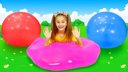 Inflatable Soft Rubber Play Ball for Kids Outdoor Indoor Active Play Games
