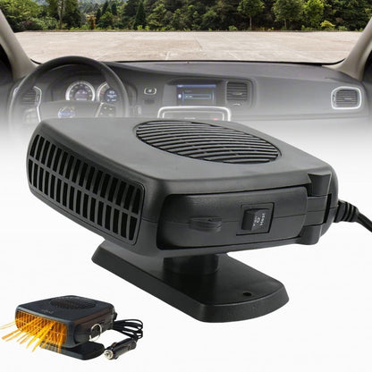 Portable 12V Car Heater 150W/300W Ceramic Fan for Quick Window Defrosting & Cabin Warmth in Winter