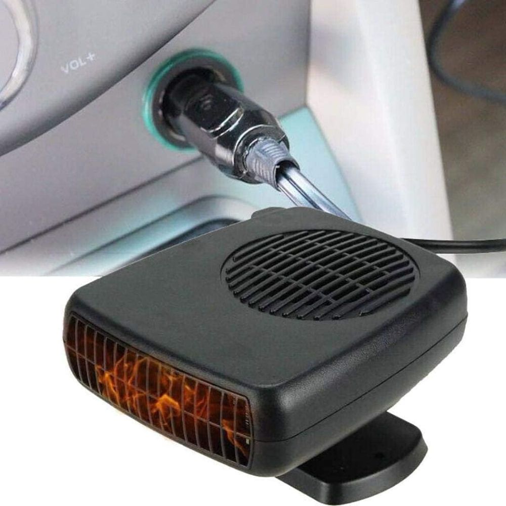 Portable 12V Car Heater 150W/300W Ceramic Fan for Quick Window Defrosting & Cabin Warmth in Winter
