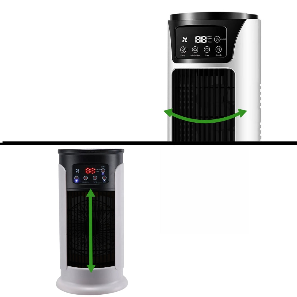Compact Portable Air Conditioner with Energy Efficiency & Dehumidifier Function for Year-Round Comfort