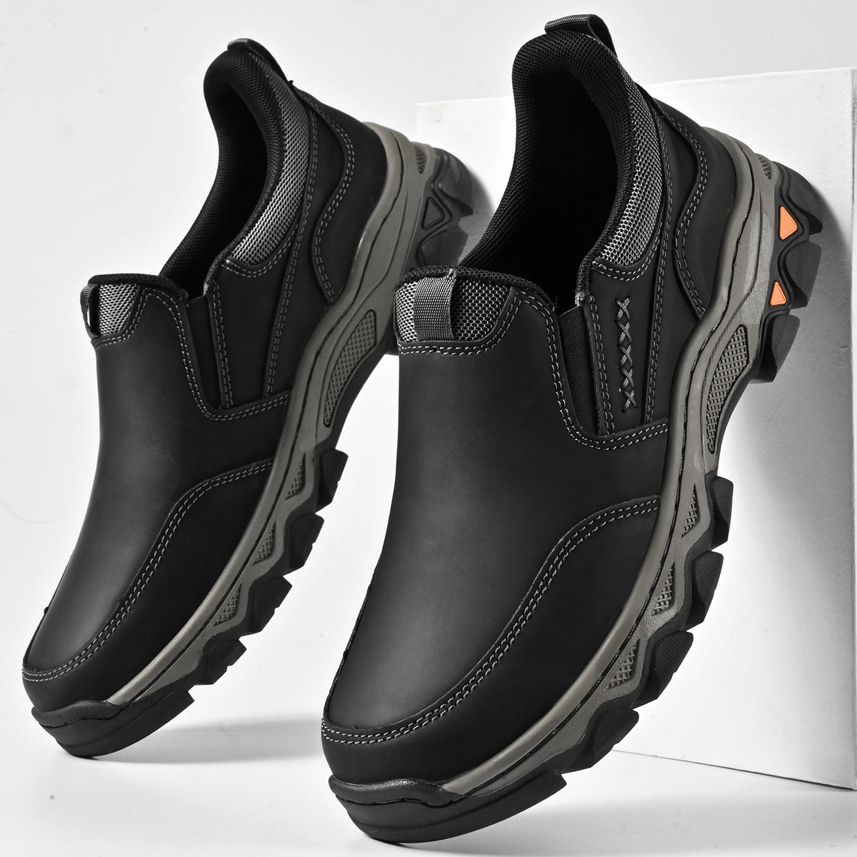 Men's Arch Support Slip-On Loafers for All-Day Walking & Standing | Posture-Correcting Footbed