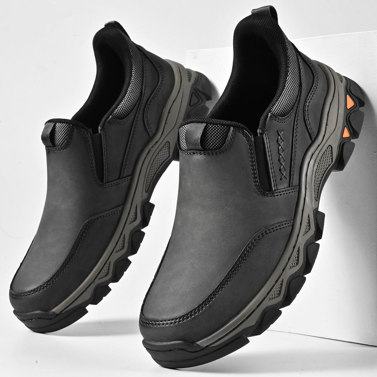 Men's Arch Support Slip-On Loafers for All-Day Walking & Standing | Posture-Correcting Footbed