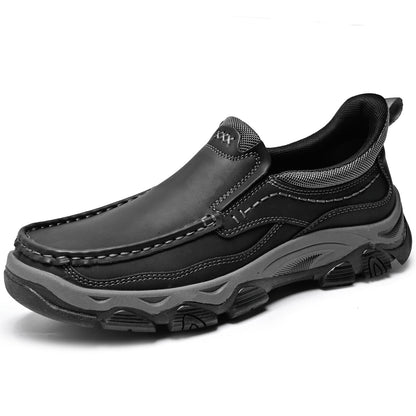 Men's Slip-On Footbed Loafers for All-Day Arch Support & Alignment | Cushioned Walking Sneakers with Ergonomic Sole for Pain Relief &