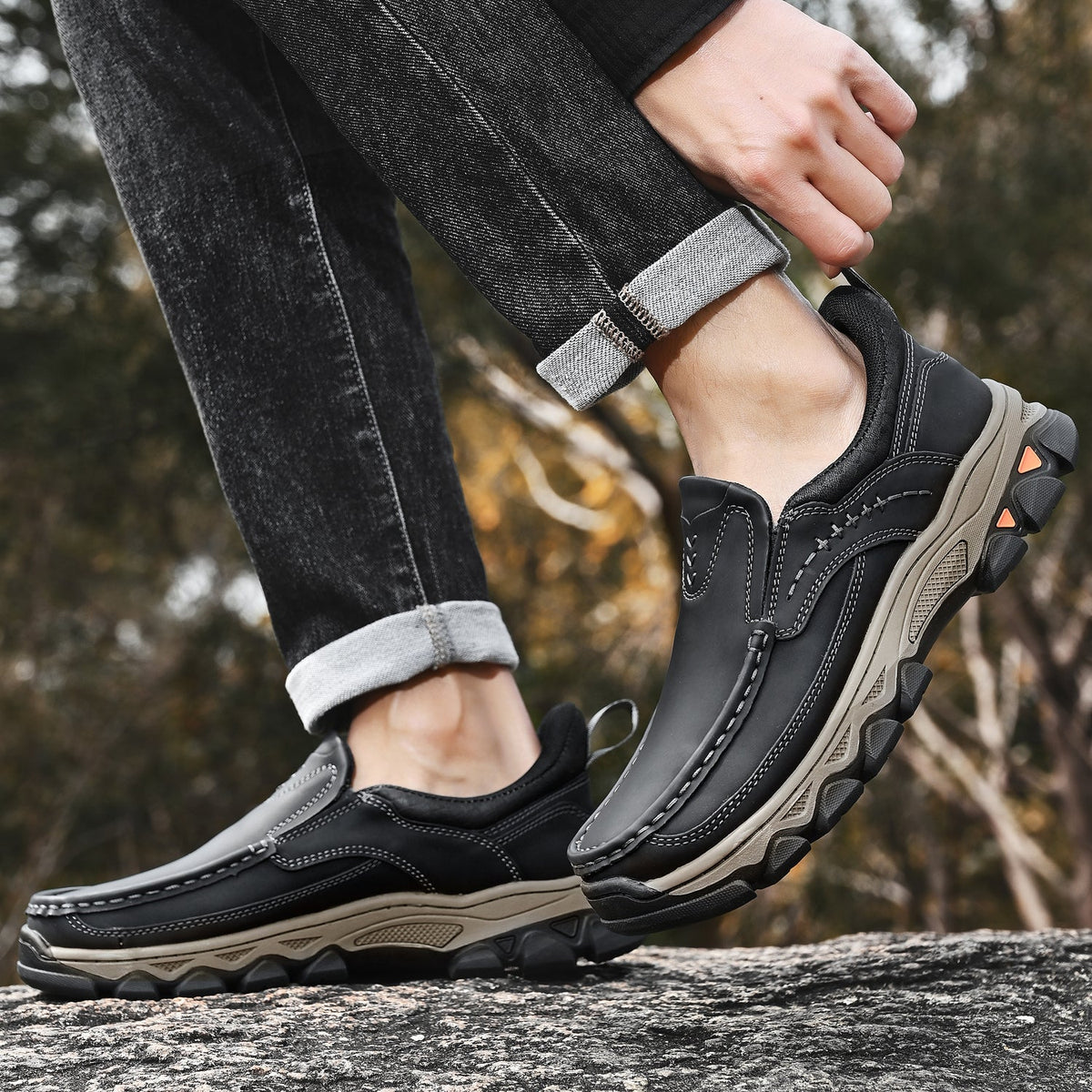 Men's Arch Support Loafers for All-Day Comfort & Posture Alignment – Cushioned Sole, Non-Slip Tread, Breathable Upper – Perfect for Work