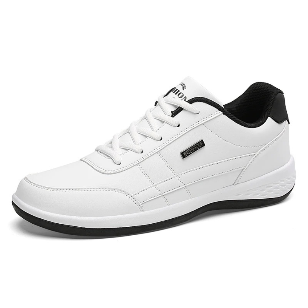 Supportive Arch Sneakers for Men – Breathable Lace-Up Walking Shoes with Anti-Slip Grip for Work, Casual Wear & Active Days