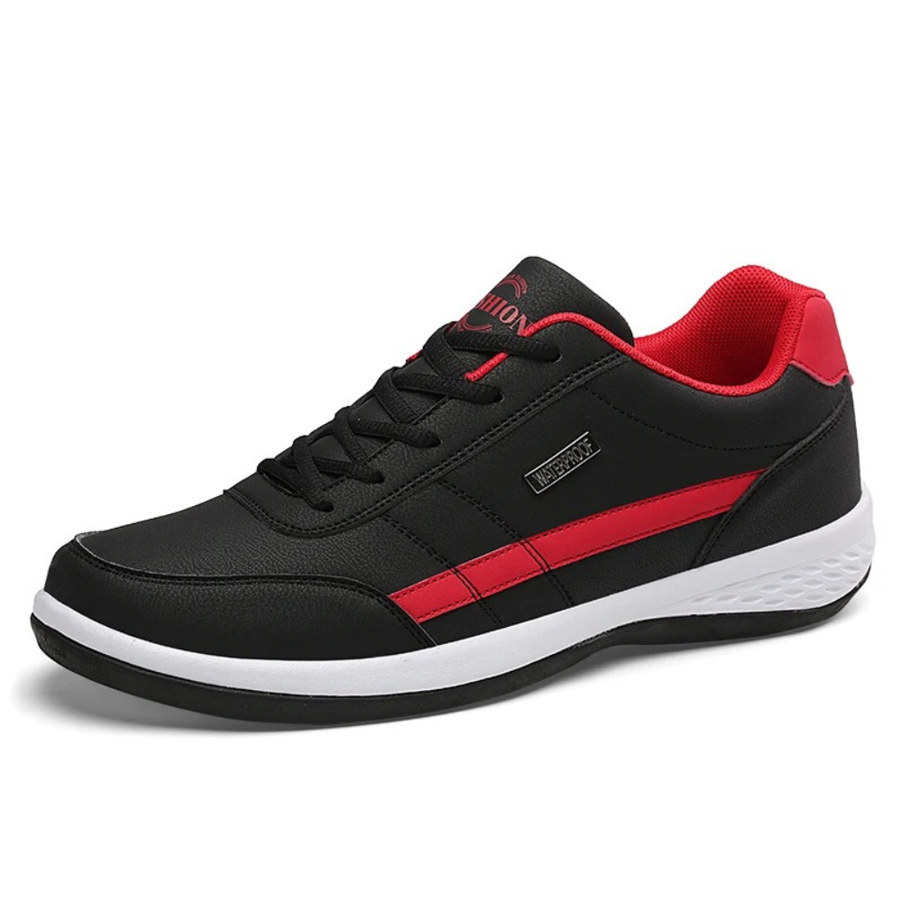 Orthopedic Walking Sneakers for Men with Arch Support & Anti-Slip Sole - Breathable Lace-Up Athletic Shoes for Everyday Comfort