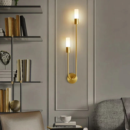 Dual-Direction LED Wall Sconce with Up & Down Light for Bedroom, Hallway, and Living Room