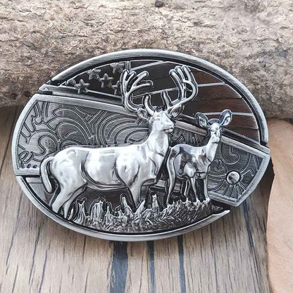 Western Accessory Clasp with Concealed Utility Feature for 1.5 in Straps | Decorative Zinc Alloy Hardware for Ranch, Rodeo & Everyday Wear