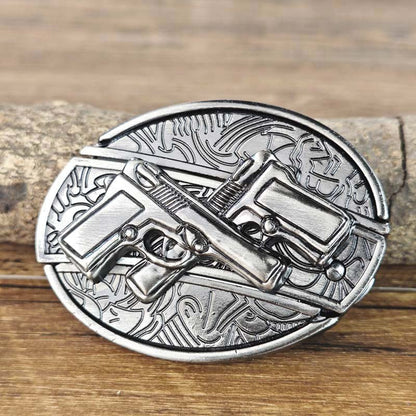 Western Accessory Clasp with Concealed Utility Feature for 1.5 in Straps | Decorative Zinc Alloy Hardware for Ranch, Rodeo & Everyday Wear