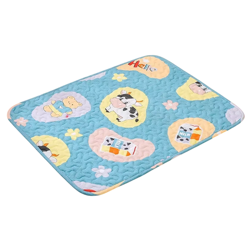 Self-Cooling Pet Bed Mat with Non-Slip Base for Cats & Dogs – Washable Heat-Regulating Fabric, 3 Sizes Available