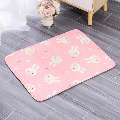Self-Cooling Pet Bed Mat with Non-Slip Base for Cats & Dogs – Washable Heat-Regulating Fabric, 3 Sizes Available