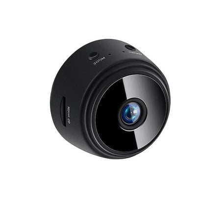 Compact 1080p HD Security Camera with Magnetic Mount for Home Office Monitoring | Indoor WiFi Spy Cam with Night Vision Wide Angle | Wireles