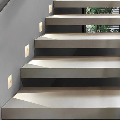 Flush-Mount LED Step Light with Motion Sensor for Stairs & Hallways – Automatic Low-Profile Night Light 3W Aluminum Housing 110° Beam – Choo