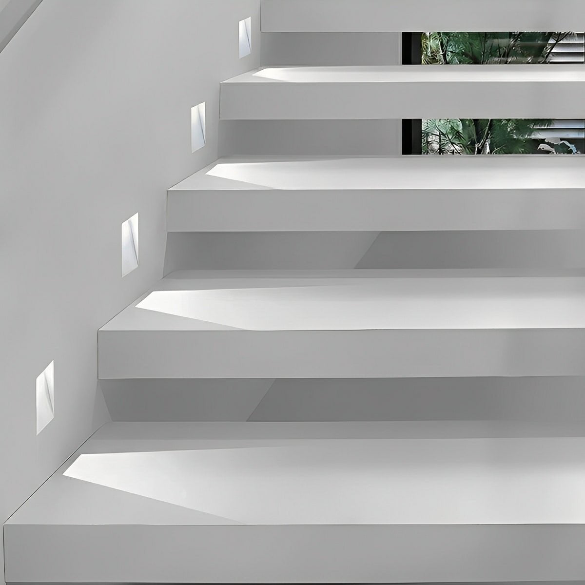 Flush-Mount LED Step Light with Motion Sensor for Stairs & Hallways – Automatic Low-Profile Night Light 3W Aluminum Housing 110° Beam – Choo