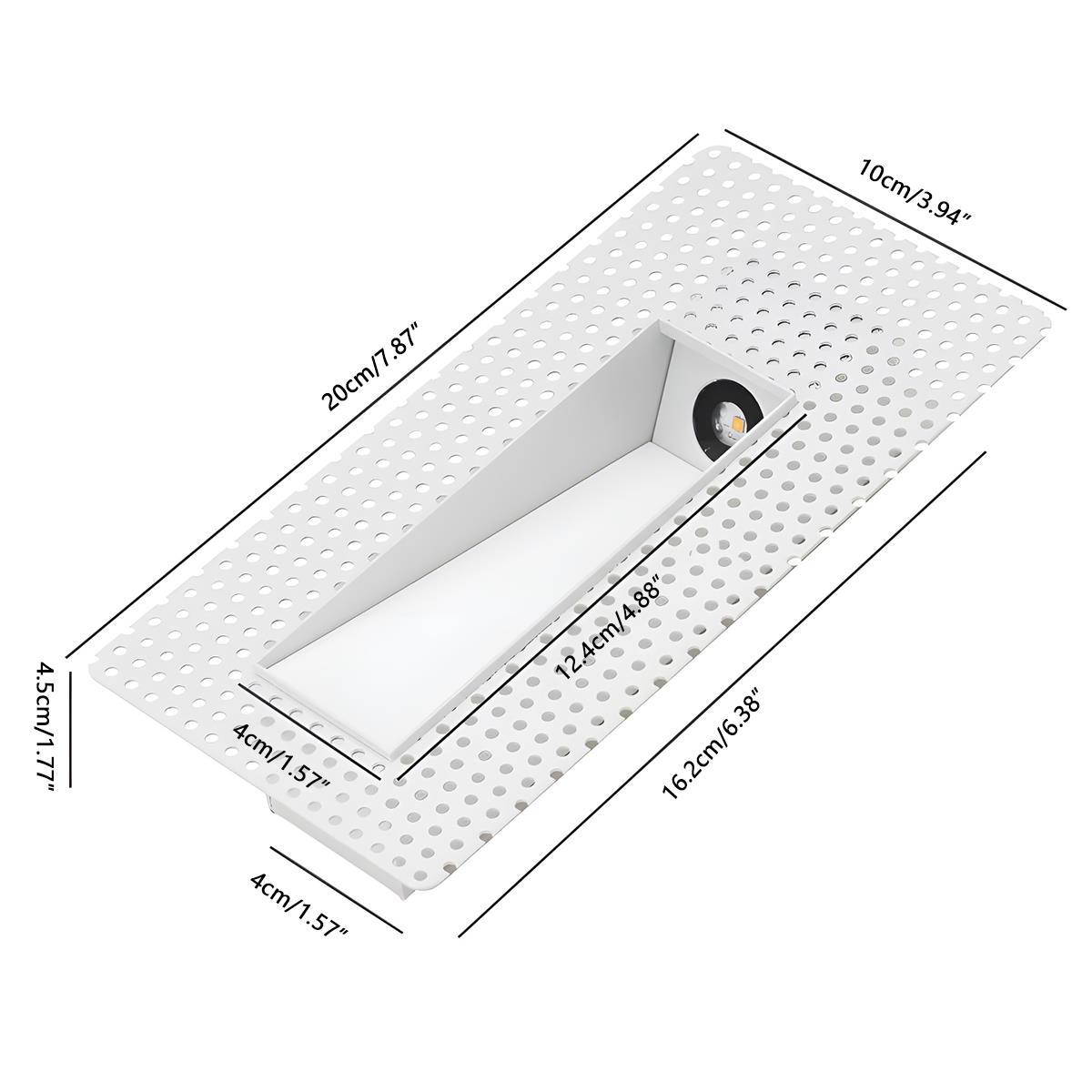 Flush-Mount LED Step Light with Motion Sensor for Stairs & Hallways – Automatic Low-Profile Night Light 3W Aluminum Housing 110° Beam – Choo