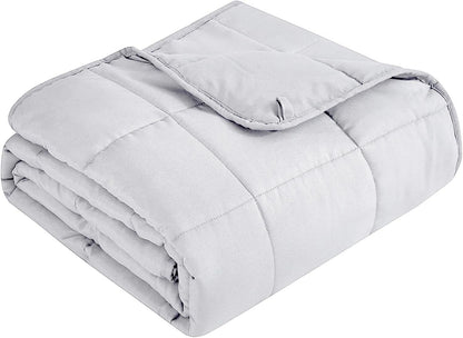 Cozy Comfort | Weighted Blanket with Cooling Microfiber | All-Season Softness for Ultimate Relaxation