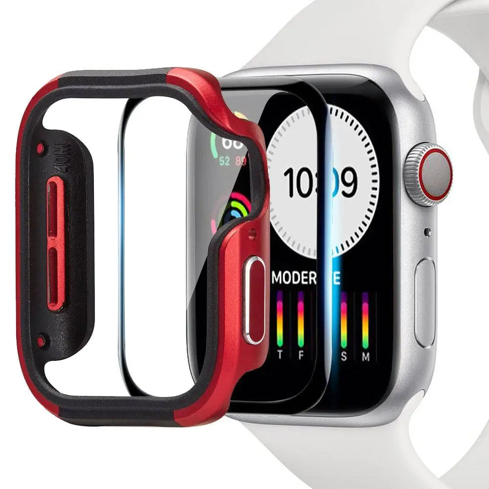 Aluminum Protective Case for Apple Watch Series 4 & 5 – 40mm or 44mm Full-Coverage Shell